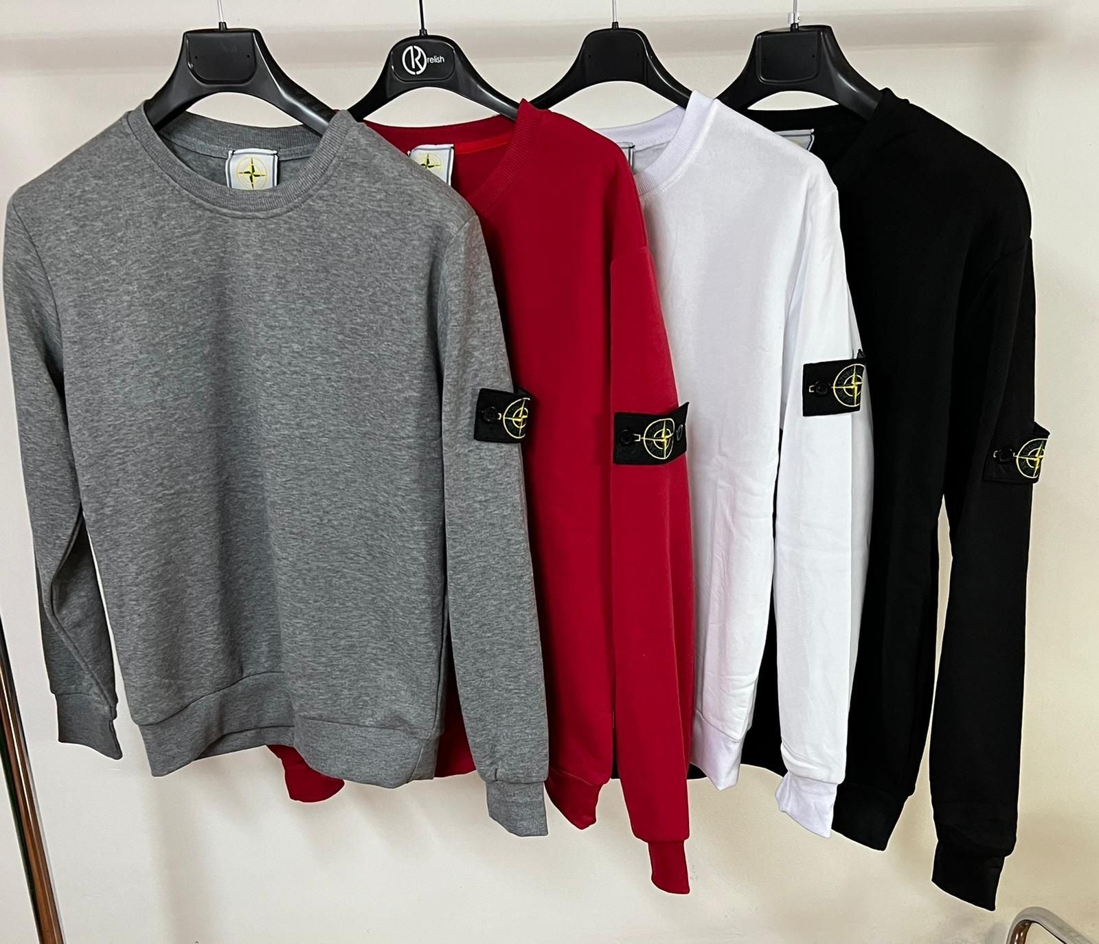 2 x 1 : Felpa Girocollo Stone Island